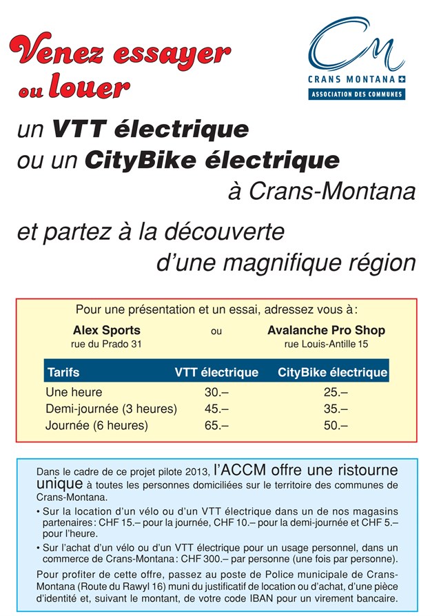 Offre VTT électrique