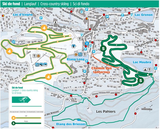 2018 Carte Ski De Fond