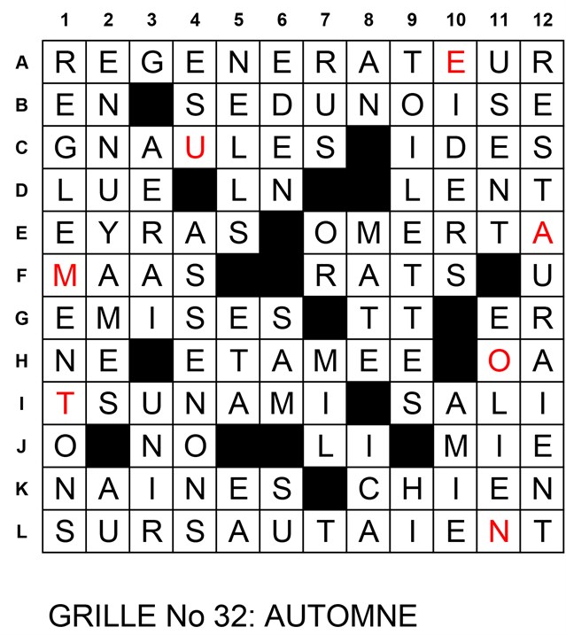 Info 32 Grille Mots Croisés