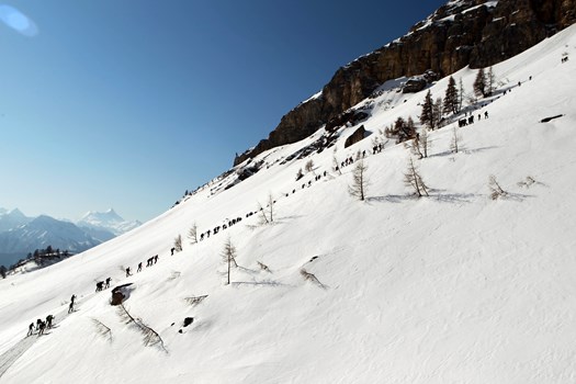 Df 2012 Montée Petites Faverges Vue Sur Bisshorn Weisshorn