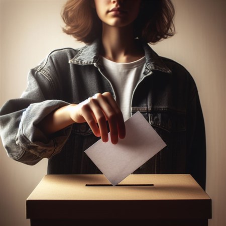 Jeune Vote À Lurne