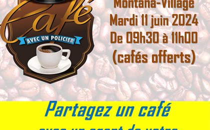 Café avec un policier le 22 aout