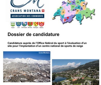 Dossier CNSN - Page titre du dossier pour le Centre National de Sport de Neige