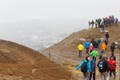 Visite de la piste Mont-Lachaux - Visite, le 10 octobre 2013, de la piste du Mont-Lachaux