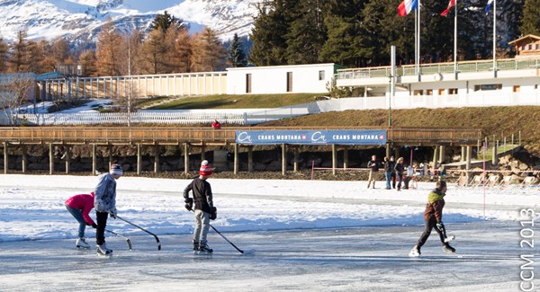 Etang Long Hiver - 4 patinoires, un anneau de glace sur l'Etang Long